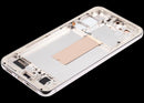 Pantalla OLED Aftermarket Plus color crema para Samsung Galaxy S23 Plus (SM-S916B) con marco y 120Hz.