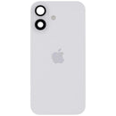 Tapa trasera blanca original para iPhone 16 con MagSafe, NFC y flex de flash, versión UK/EU.