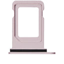 Bandeja SIM dual para iPhone 17e Soft Pink, repuesto original para tarjeta chip.