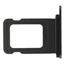 Bandeja SIM sencilla original negra para iPhone 15 y 15 Plus (A3089, A3090, A3092, A3094, A3095, A3096) repuesto.