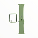 Pulsera + Bumper Con Protector De Pantalla Para  Apple Watch 42 Mm Verde Claro