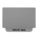 Trackpad MacBook Pro 16 modelo M4 (A3403 / Late 2024) en color Space Black en Quetzaltenango.