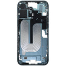 Tapa trasera usada color teal para iPhone 16 Plus (A3082), chasis de repuesto Apple.