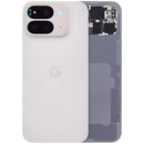 Tapa trasera usada de Google Pixel 9 Pro Fold color porcelana, con orificios para cámara.