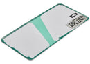 Tapa trasera verde oliva para Samsung Galaxy S21 FE 5G, con lente de cámara integrada y sin logo.