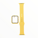 Pulsera + Bumper Con Protector De Pantalla Para  Apple Watch 42 Mm Amarillo