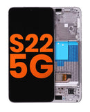 Pantalla OLED usada con marco para Samsung Galaxy S22 5G de color violeta en Quetzaltenango, Xela.