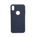 Estuche  Silicon Azul Marino - Iphone Xs Max