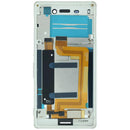 Pantalla LCD blanca original Sony Xperia M4 Aqua (E2303, E2306) para repuesto de display roto.