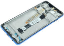 Pantalla LCD original Xiaomi Poco X3 Pro azul, display de repuesto para reparación de pantalla rota.