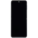 Pantalla OLED interna verde con marco para Samsung Galaxy Z Flip 3 5G (F711), repuesto para reparación de pantalla rota.