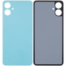 Tapa trasera azul Samsung Galaxy A06 4G (A065) con lente de cámara, repuesto original.