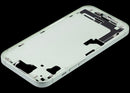 Chasis medio verde usado para iPhone 15 US Version (A2846) con pequeñas partes internas, listo para reparación.