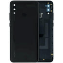 Tapa trasera negra para Huawei P Smart 2019, repuesto original para reparación de back cover.