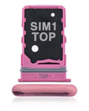 Bandeja Dual Sim para Samsung Galaxy A80 (A805/2019) Color Rosado