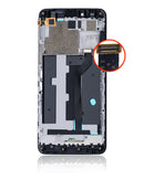 Pantalla LCD para ZTE ZMAX PRO (Z981) (NEGRO) Con Marco