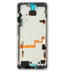 Pantalla completa para Google Pixel 3  con Marco Color Blanco