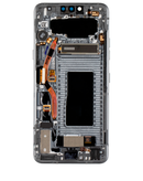 Pantalla para LG G8 THINQ con Marco OLED (COLOR GRIS)
