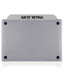 Tapa inferior para Macbook Air 13" Retina (A1932: LATE 2018 / EARLY 2019 / MID 2019 /A2179: EARLY 2020) - Color Silver