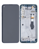 Pantalla para Motorola G8 Power (XT2041-1 / XT2041-3 / 2020) con marco color azul.