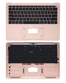 Carcaza Superior con Teclado para Macbook Air 13" A1932: LATE 2018 / EARLY 2019 / MID 2019) - Color Rose Gold