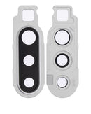 Lente de camara con Bracket blanco para Samsung Galaxy A90 (A908 / 2019)