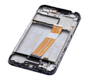 Pantalla con marco para Samsung Galaxy A01 - Version Internacional con conector Micro USB - Color Negro