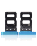 Bandeja para doble tarjeta SIM para Asus ROG Phone 5 (ZS673KS) Azul