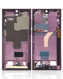 Carcasa media para Samsung Galaxy S22 Ultra 5G versi√≥n internacional (Burgundy)