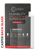 Tapa trasera de vidrio templado Casper para iPhone 12 Mini (Mate)