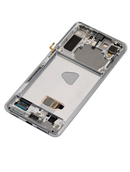 Pantalla para Samsung Galaxy S21 Plus - Con Marco - Silver