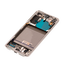 Pantalla Samsung Galaxy S21 (5G) (SM-G991B) Original con Marco -Gris (Phantom White)
