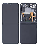 Pantalla completa con marco para Samsung Galaxy Z Flip 3 5g - Color Negro - Version internacional - Version vendida en Guatemala