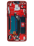 Pantalla OLED para ONEPLUS 6 (A6000 / A6003) (COLOR AMBER RED) Con Marco