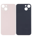 Tapa para iPhone 13 color rosado sin logo - agujeros de camara grande