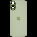 Tapa trasera de cristal verde salvia para iPhone 17 con logotipo de Apple, compatible con MagSafe y NFC, repuesto.