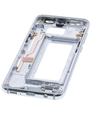 Marco intermedio compatible para Samsung Galaxy S8 con piezas pequeñas en color Arctic Silver en Quetzaltenango.