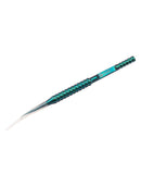 Pinza de precisión 2UUL Ti02 de aleación de titanio con punta curva para reparación bajo microscopio.
