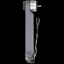 Brazo trasero derecho usado para DJI Mavic Pro, color gris oscuro, con detalles de conexión y montaje.