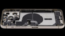 Tapa trasera dorada Grade B para iPhone 14 Pro Max, OEM usada con puerto de carga y piezas pequeñas.