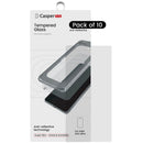 Protector de pantalla Casper Snap de cristal templado transparente para Samsung Galaxy S24 Ultra 5G, paquete de 10 unidades.