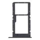 Bandeja Dual SIM negra para Huawei Nova Y70, repuesto original para chip.