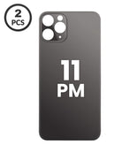 Tapa trasera de vidrio con agujero mayor para cámara iPhone 11 Pro Max (Pack de 2) en Quetzaltenango.