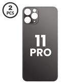 Repuesto de tapa trasera con orificio mayor para cámara de iPhone 11 Pro en Quetzaltenango.