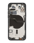 Tapa trasera con componentes preinstalados iPhone 12 (Negro)
