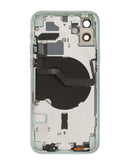 Tapa trasera con componentes pequenos preinstalados iPhone 12 (NO LOGO) (International) (GREEN)