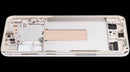Pantalla OLED Aftermarket Plus color crema para Samsung Galaxy S23 Plus (SM-S916B) con marco y 120Hz.
