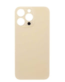 tapa trasera con orificio de camara mayor iPhone 14 Pro Max (NO LOGO) (GOLD)