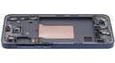 Pantalla incell azul marino para Samsung Galaxy A55 (A556), con marco, ideal para reparación de display roto.