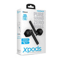 Audifonos NAZTECH inalambricos  Xpods True Wireless Earbuds con carga inalambrica NEGRO